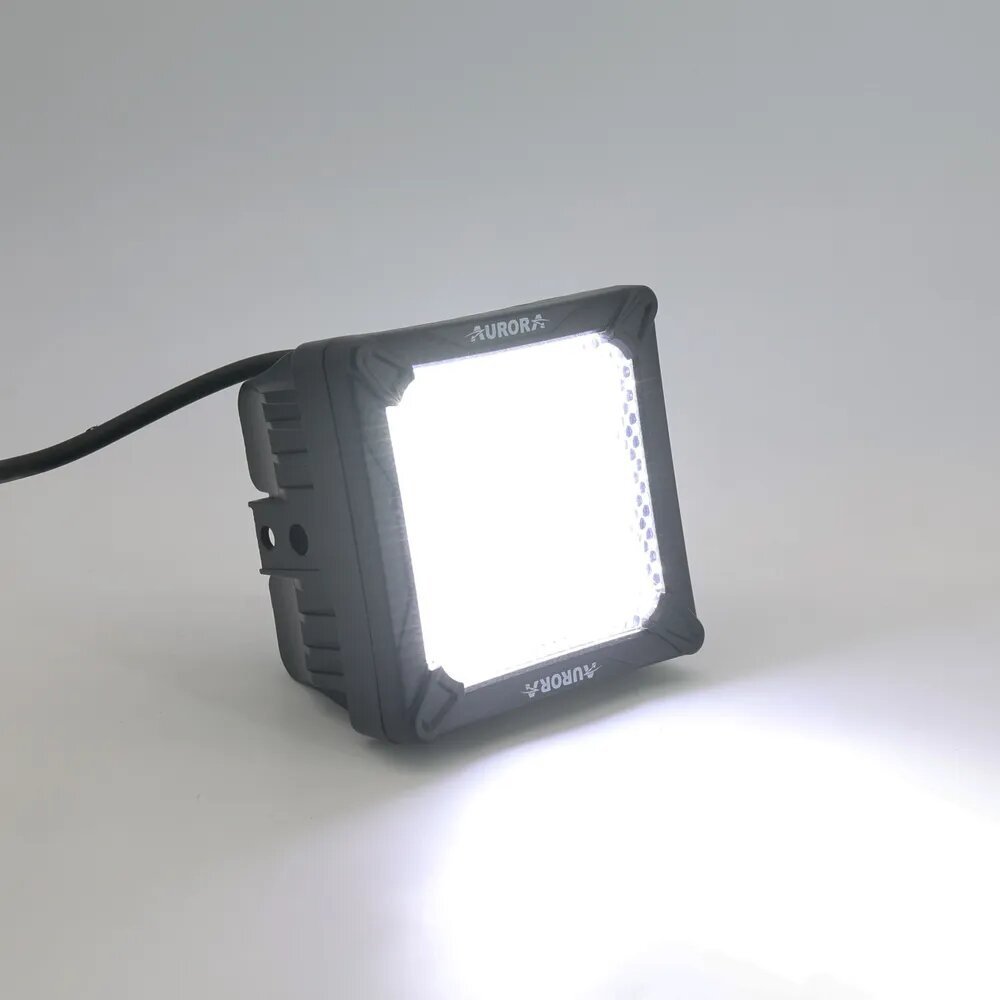 AURORA светодиодная фара Cветодиодная фара заливающего света Aurora ALO-K-W-4-C27T3 120 Вт квадратная купить,52800