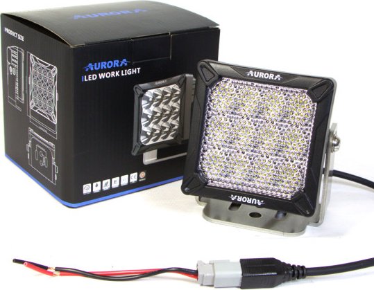 AURORA светодиодная фара Cветодиодная фара заливающего света Aurora ALO-K-W-4-C27T3 120 Вт квадратная купить,52800