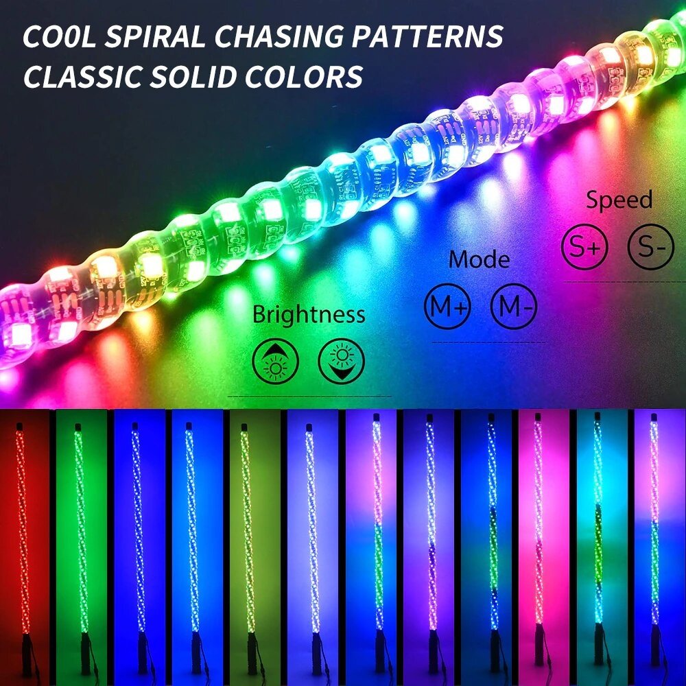 Светодиодная RGB мачта 90см для флага пара купить,88200