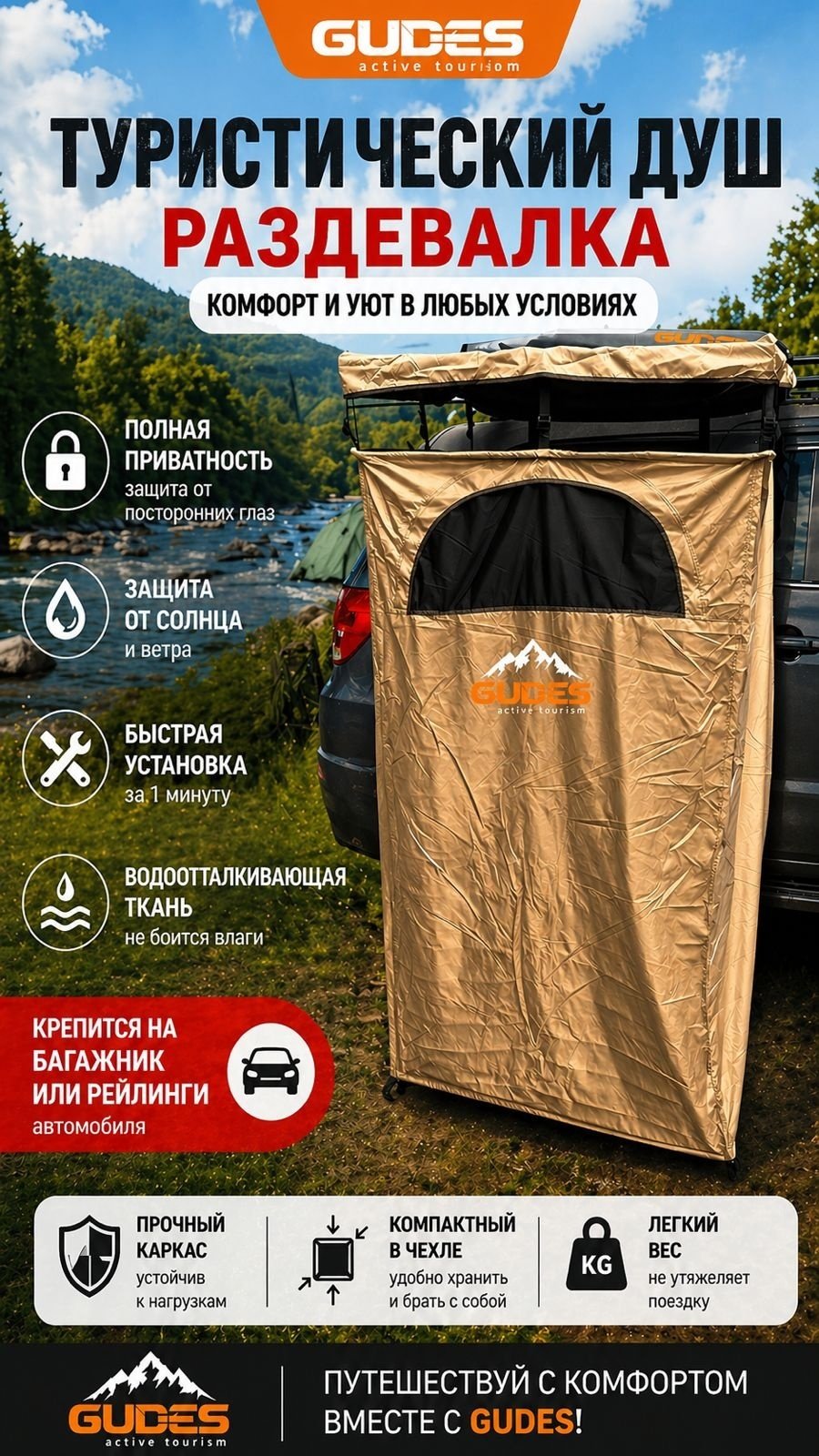 Маркиза GUDES DTB-1x1-SN-MF купить,92000