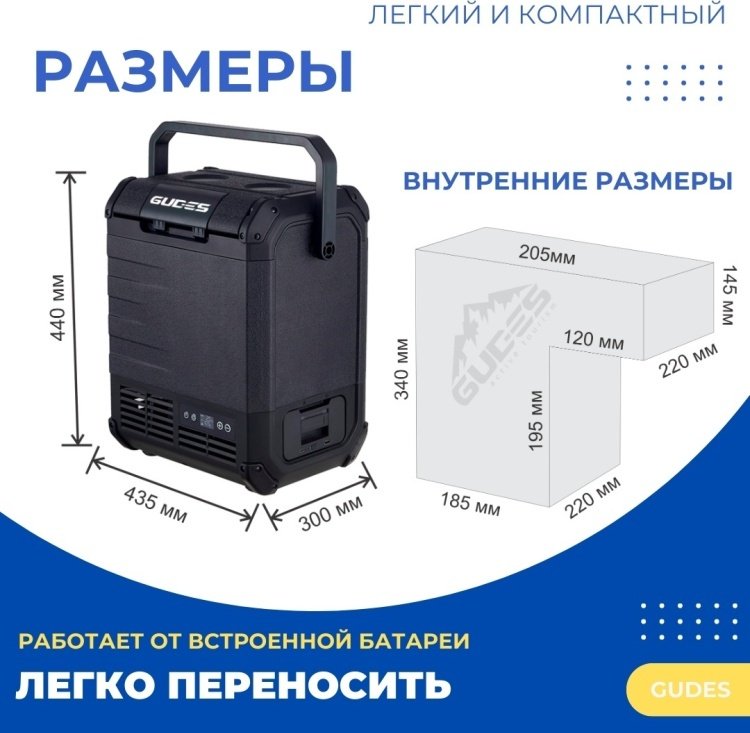 Авто холодильник Gudes 18 л +Солнечная панель 100Вт - ForteMarket Авто холодильник Gudes 18 л +Солнечная панель 100Вт купить,215000