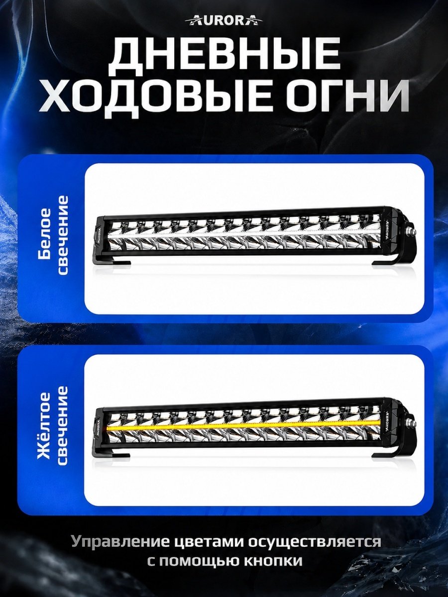AURORA светодиодная балка АLО-Р-D10-40-R14Y-AW 720 Вт прямоугольная купить,157300