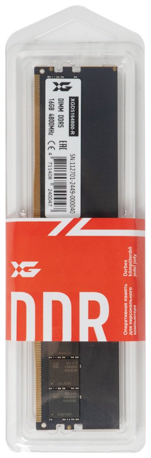 Оперативная память XG XGD5164800-R 16 Гб купить,NaN