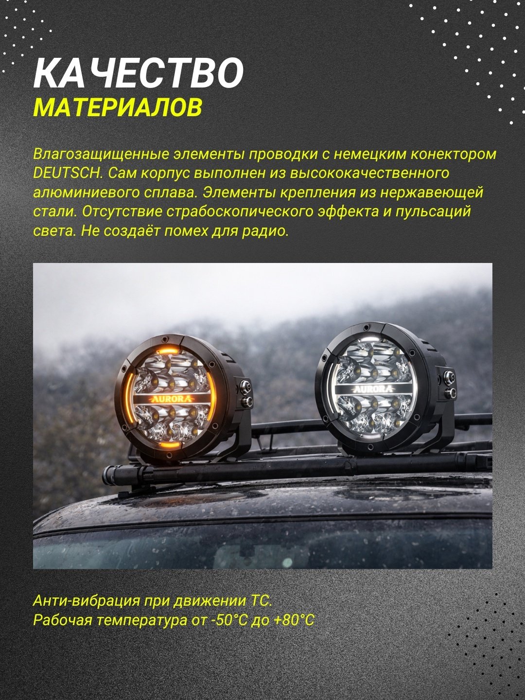 AURORA светодиодная фара ALO-P-R-5-C31D1-AW 60 Вт круглая купить,146600
