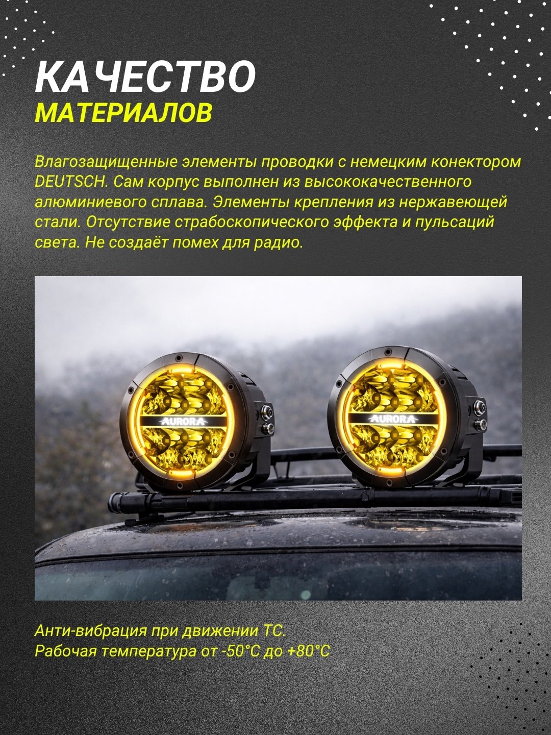 AURORA светодиодная фара ALO-T1-P-R-5-C39D1-AW 60 Вт круглая купить,146600