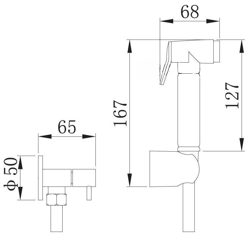 Potato гигиенический душ P39-4 купить,30300