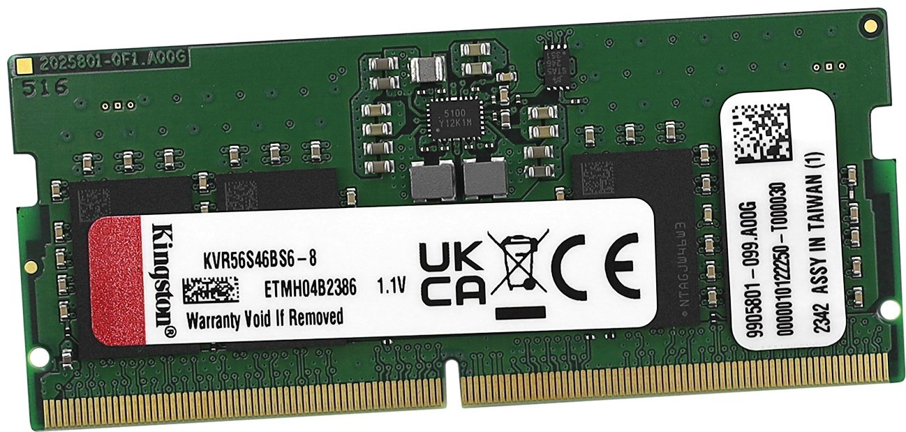 Оперативная память Kingston KVR56S46BS6-8 8 Гб купить,116460