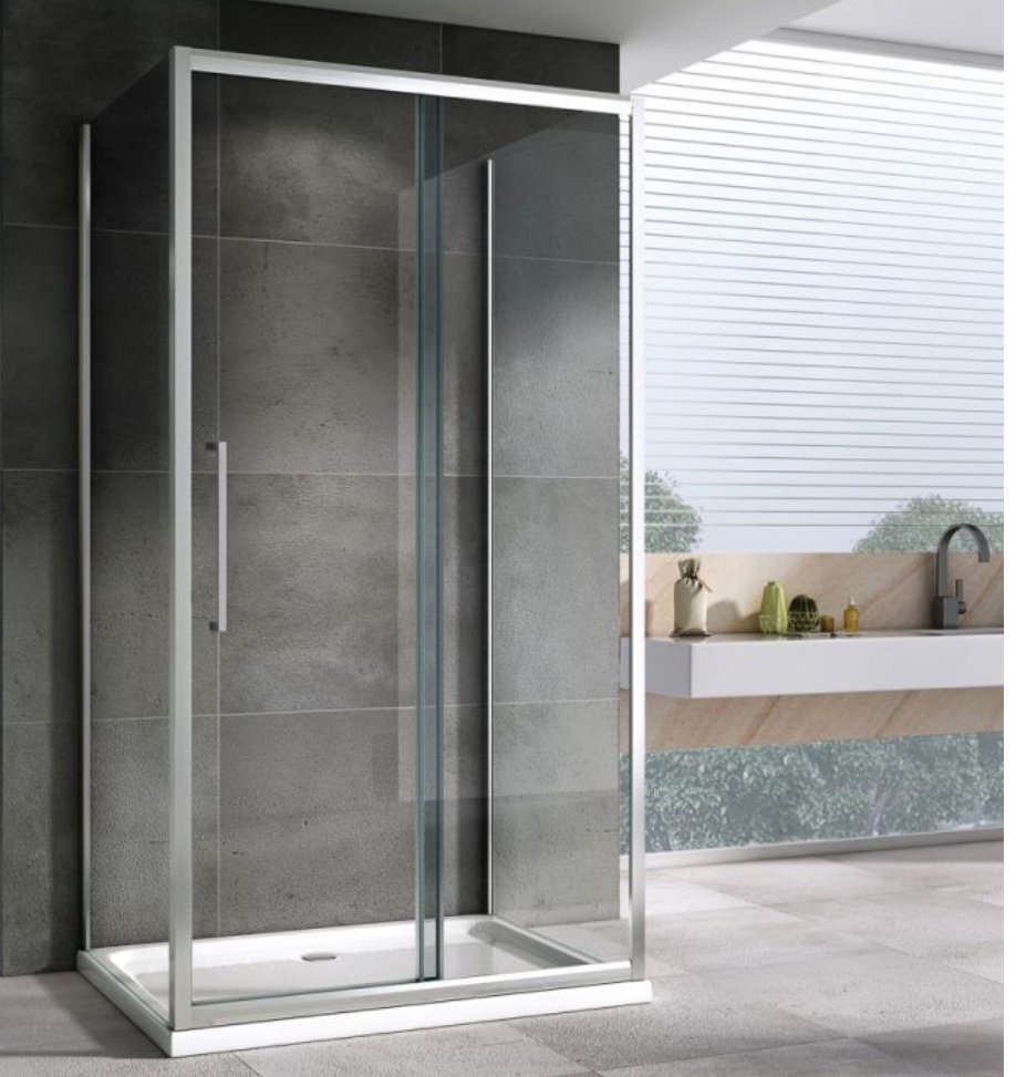 Душевое ограждение Abber трехстенное AG30170H-S80-S80, 800х1950 мм купить,NaN