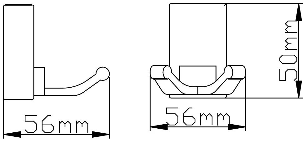 Potato крючок P1605-2 1 шт, металл купить,30000