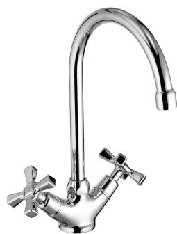 Смеситель для кухни (мойки) Lemark Benefit LM2505C, двухзахватный купить,30380