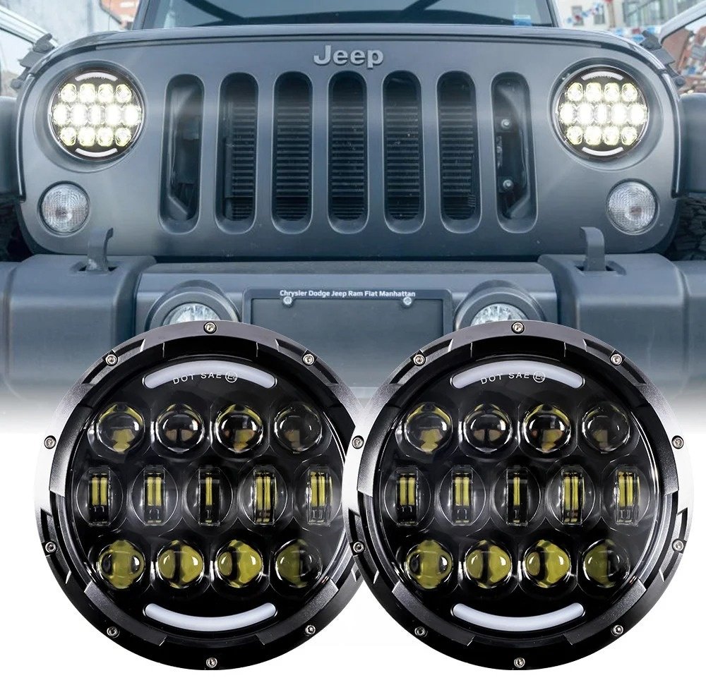 LOYO светодиодная фара LY-7-105W-X 105 Вт круглая купить,62000