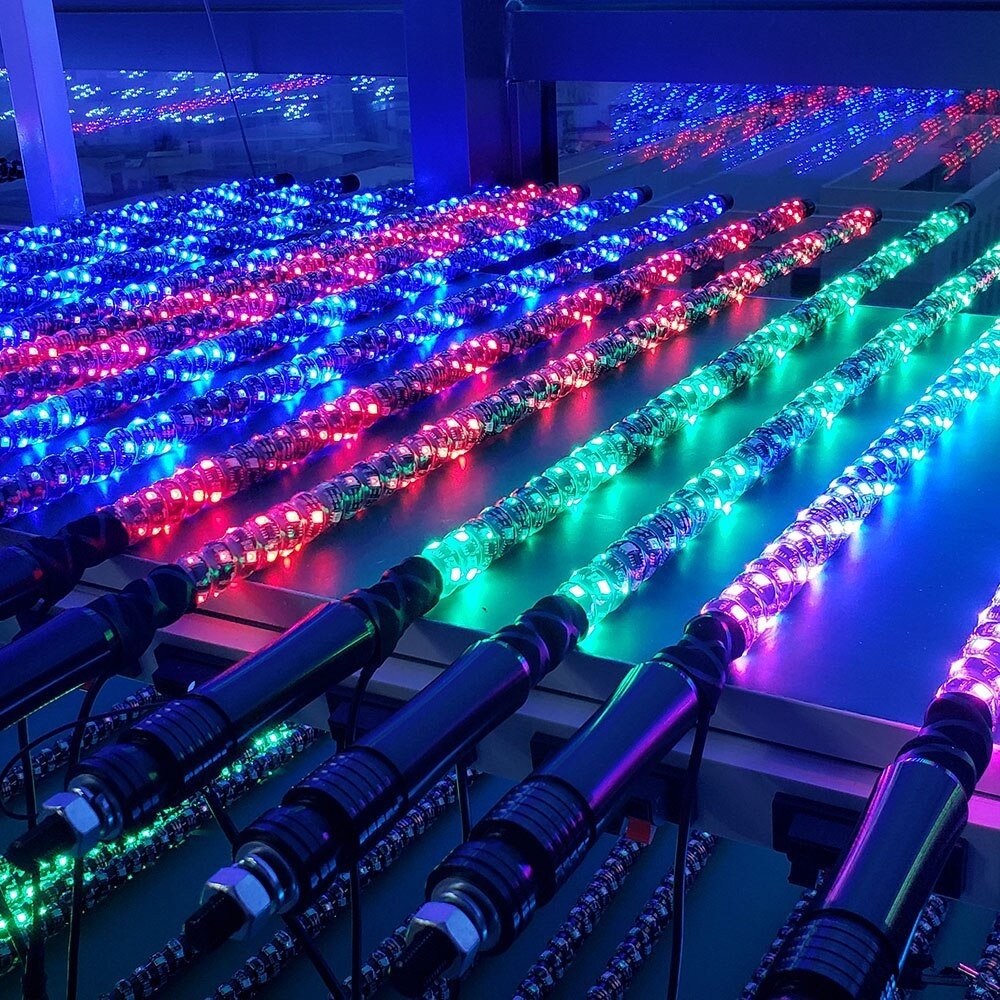 Светодиодная RGB мачта 120 см для флага пара купить,94700