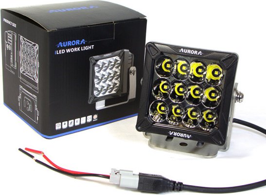 AURORA светодиодная фара Cветодиодная фара ближнего света Aurora ALO-W-4-C27T3 120 Вт квадратная купить,51500