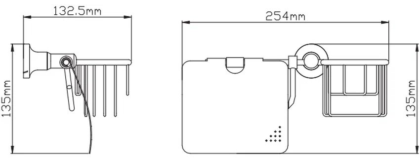 Potato держатель P1803-1 1 шт, металл купить,30400