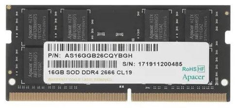 Оперативная память Apacer ES.16G2V.GNH 16 Гб купить,NaN