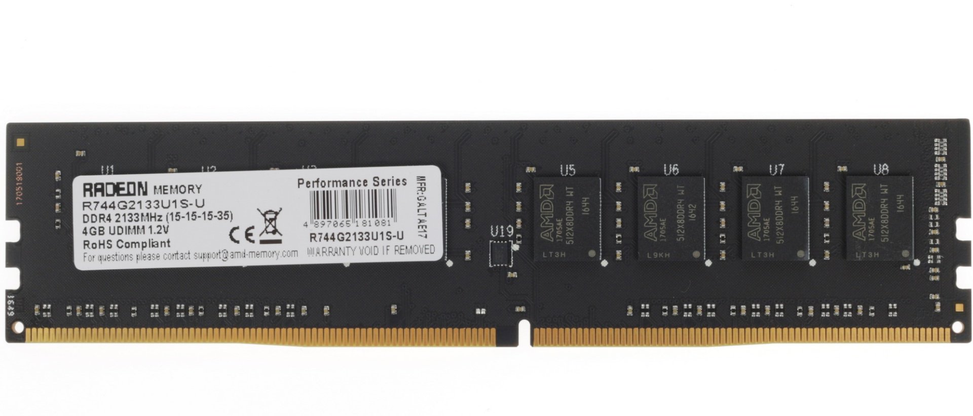 Оперативная память AMD R744G2133U1S-U 4 Гб купить,NaN
