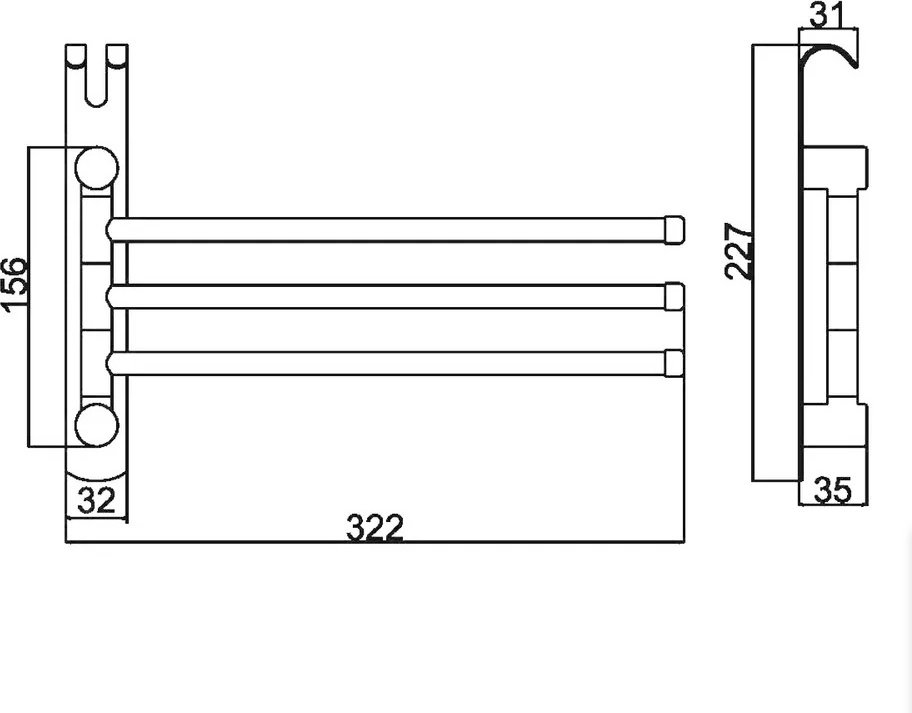 Potato держатель P339-3 20 шт, металл купить,30300