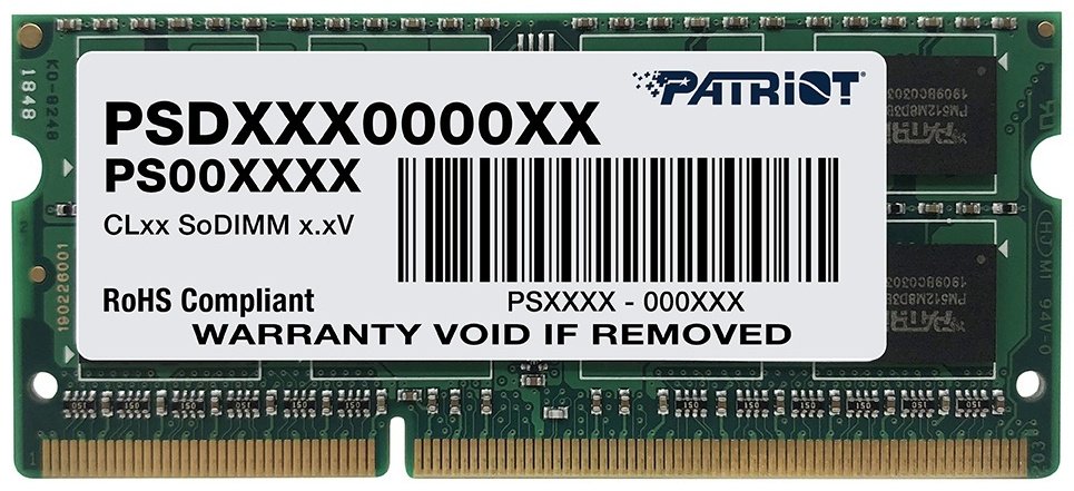 Оперативная память Patriot Memory PSD34G13332S 4 Гб купить,27200