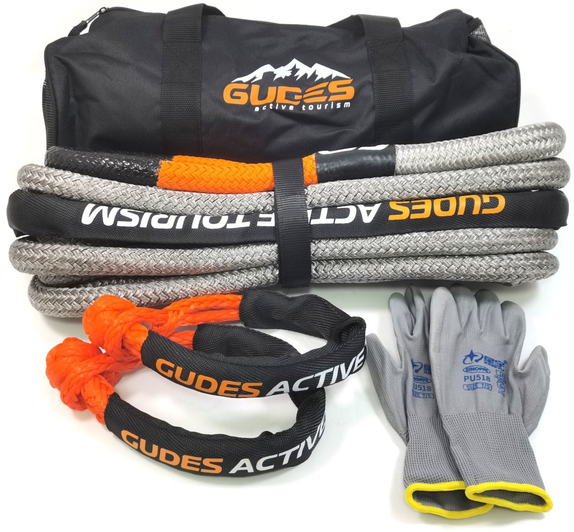 GUDES Динамический трос +2 мягких шакла SDR22-9-12-GRO-SET 9 м купить,44000