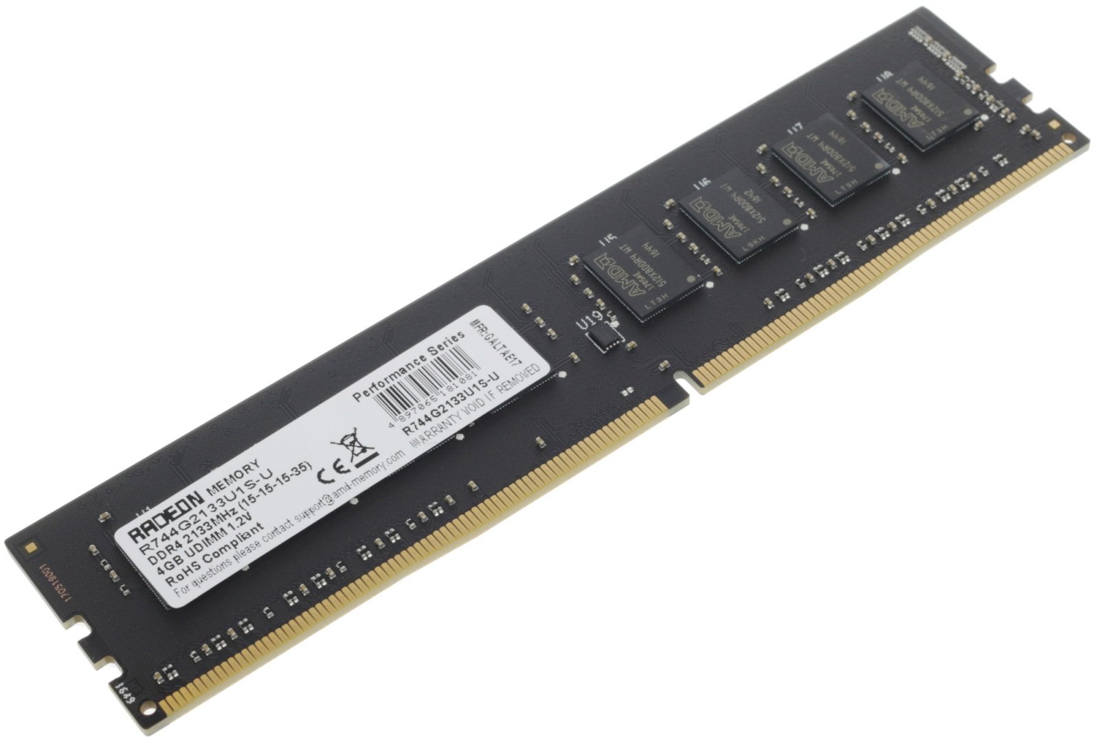 Оперативная память AMD R744G2133U1S-U 4 Гб купить,NaN
