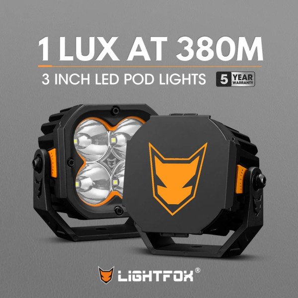 LightFox светодиодная фара Cygnus-4 LF-PL-3-LED 50 Вт квадратная купить,79500