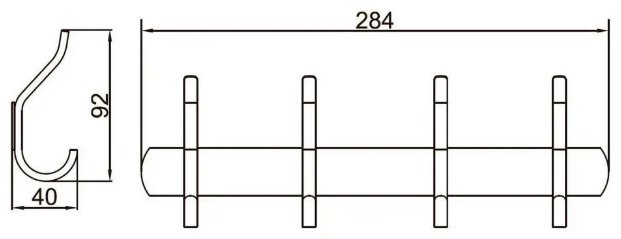 Potato держатель P143-4Q 1 шт, нержавеющая сталь купить,30600