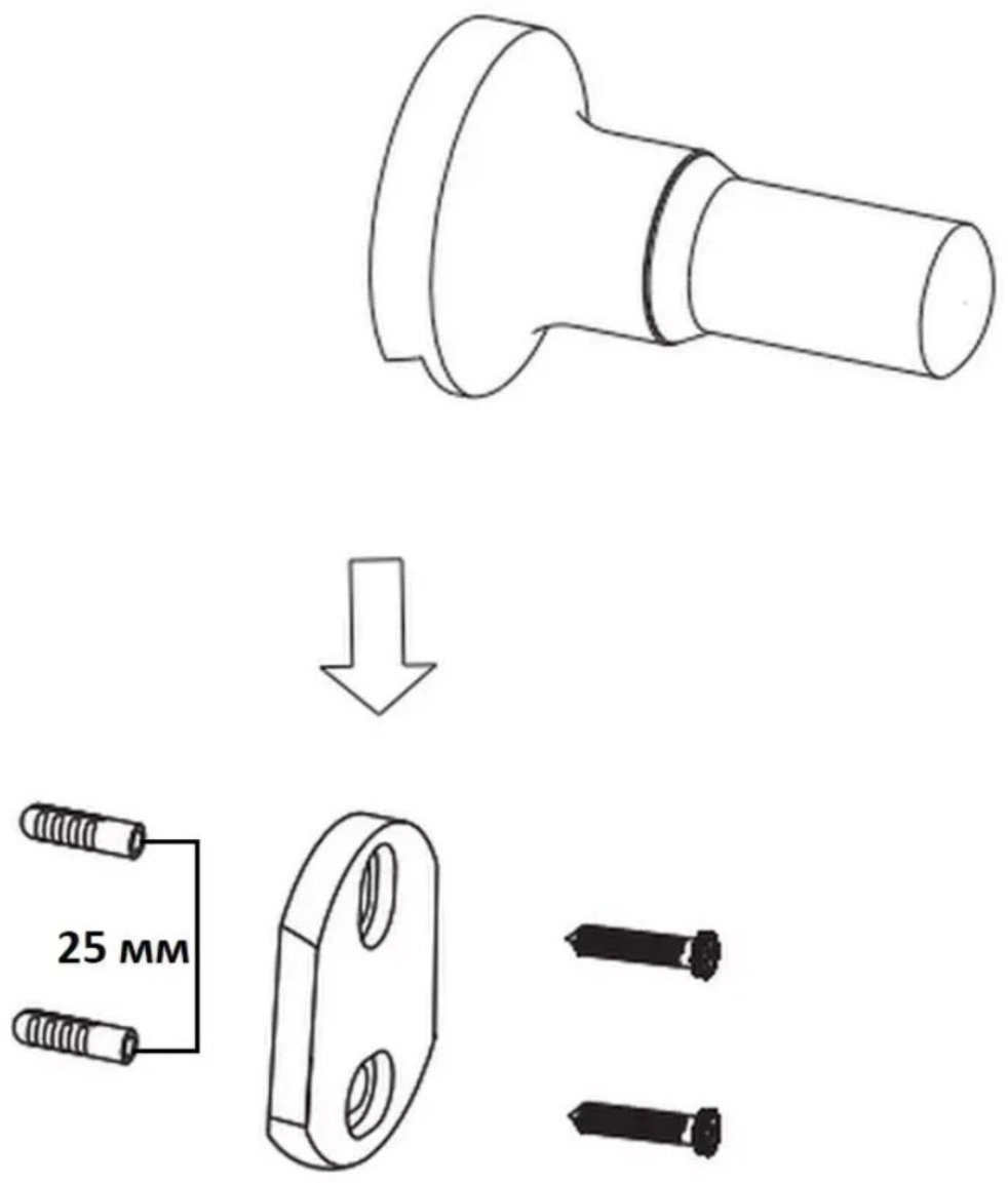 Potato мыльница P1802-1BL 1 шт, металл купить,30400
