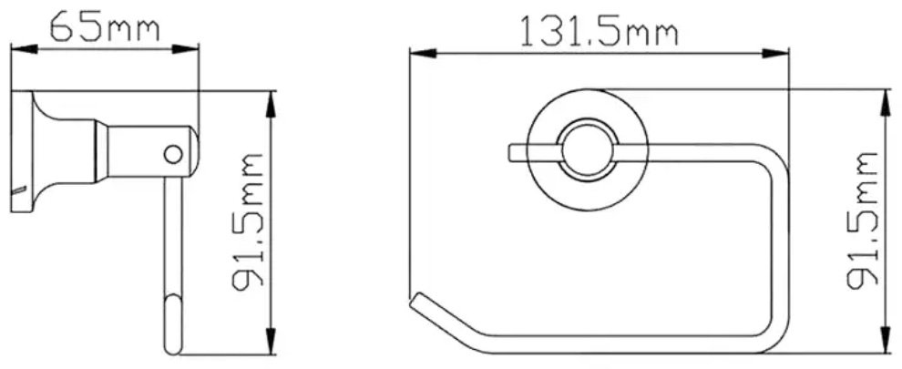 Potato держатель P1803-2BL 1 шт, металл купить,30900