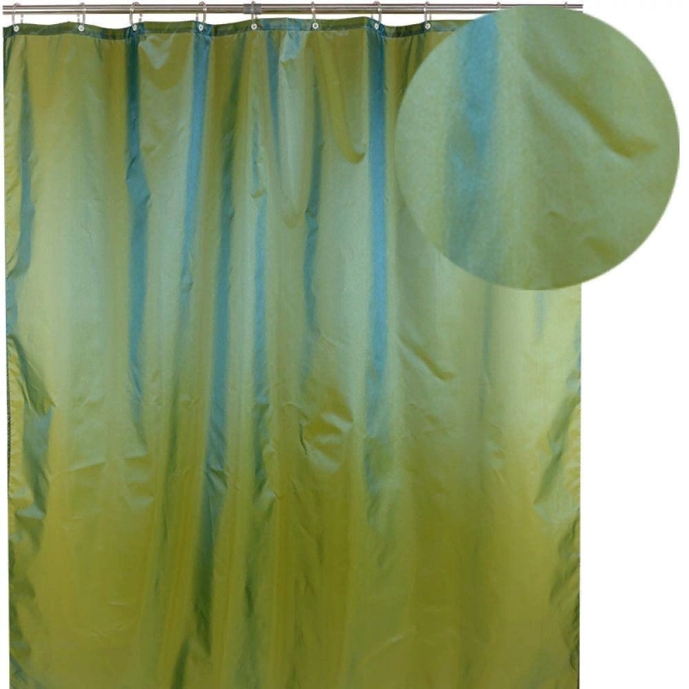 Штора АКВАЛИНИЯ 026А-09 180x180 зеленый, полиэстер купить,30746