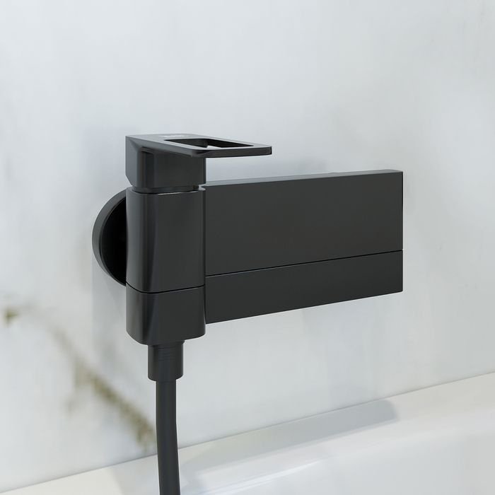 Смеситель для ванны IDDIS Slide SLIBL00i02WA, латунь, цвет черный купить,108300