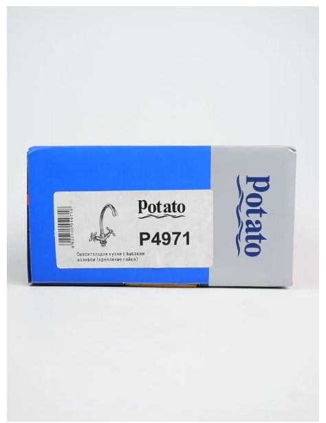Смеситель для кухни Potato P4971, латунь, цвет хром купить,30300