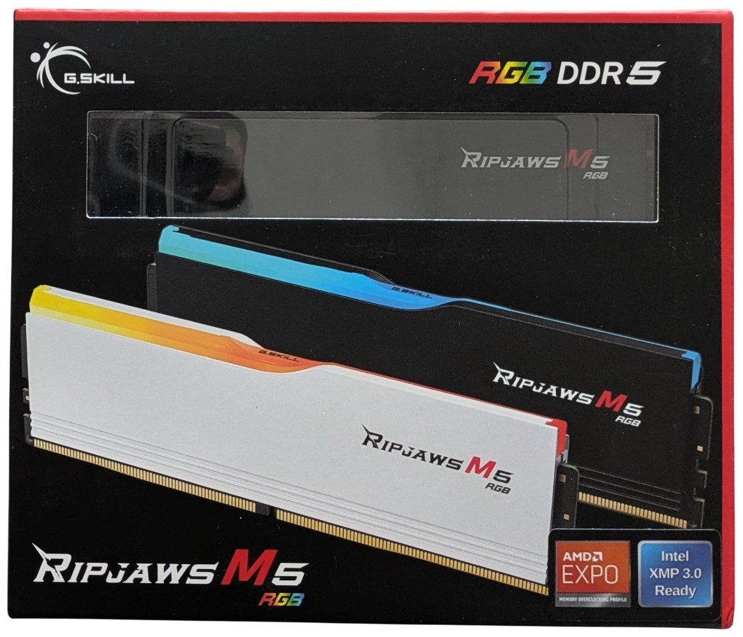 Оперативная память G.SKILL Ripjaws M5 RGB F5-6000J3636F16GX2-RM5RK 32 Гб купить,NaN