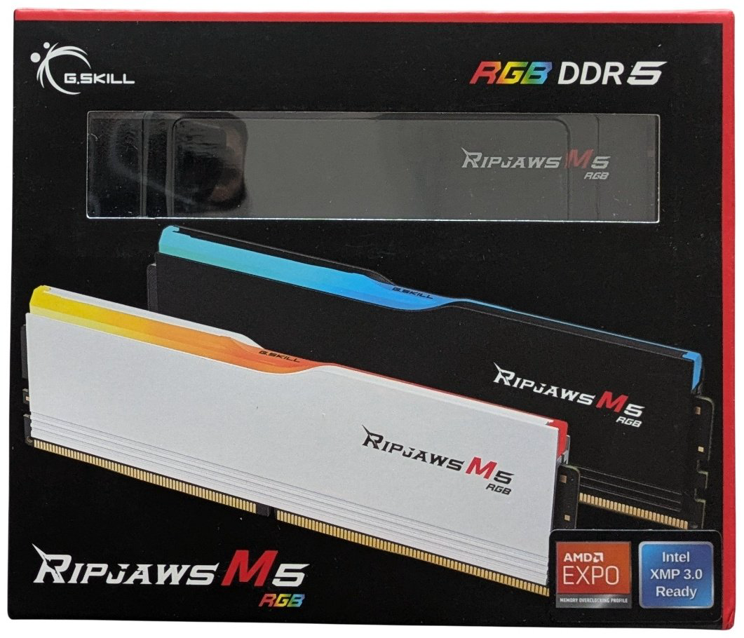 Оперативная память G.SKILL Ripjaws M5 RGB F5-6000J3636F16GX2-RM5RK 32 Гб купить,NaN