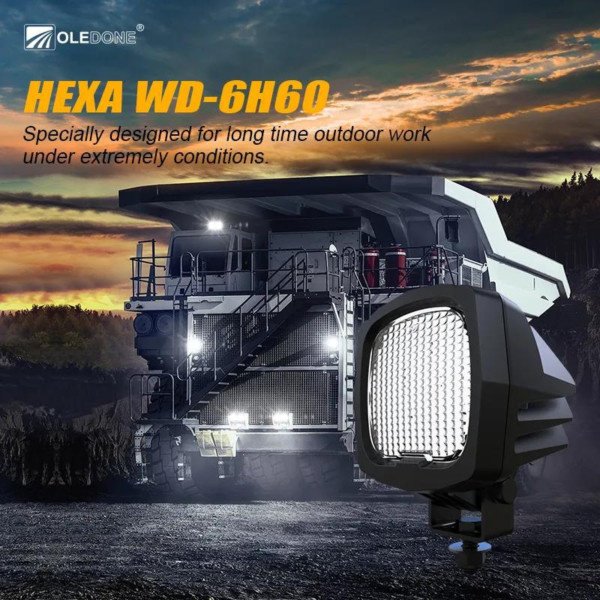 Oledone светодиодная фара 6H60-42w Spot 42 Вт квадратная купить,30500