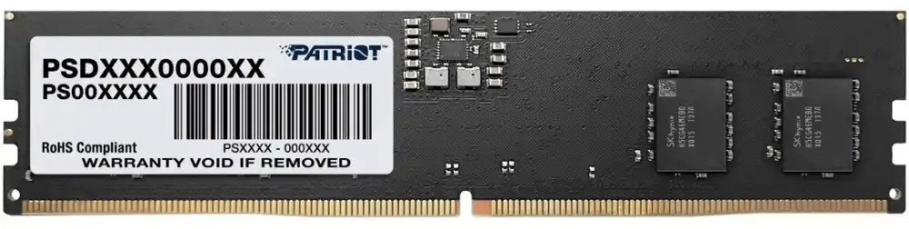 Оперативная память Patriot PSD516G56002 16 Гб купить,NaN