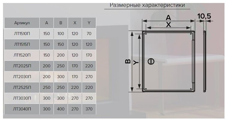 Люк ревизионный Эра санитарный настенный, 150х200 мм купить,10900