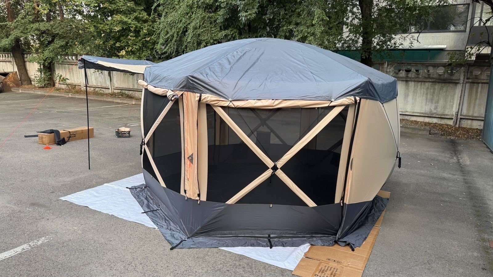 Шатер туристический GUDES GD-SHR360*360 бежевый купить,207000