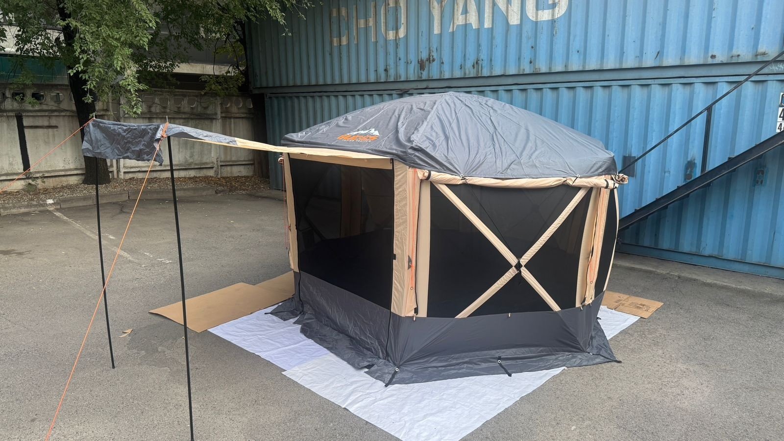 Шатер туристический GUDES GD-SHR360*360 бежевый купить,207000
