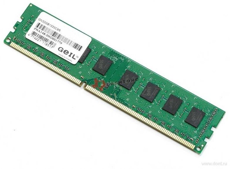 Оперативная память Geil GN34GB1333C9S 4 Гб купить,NaN