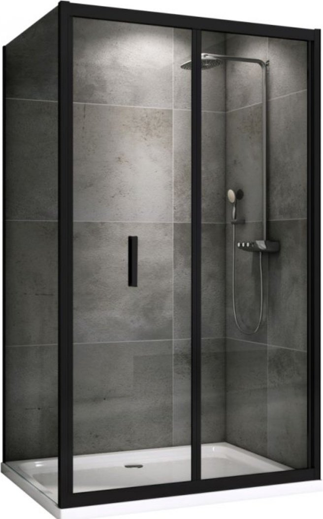 Душевое ограждение Abber двухстенное AG07090B-S70B, 700х1950 мм купить,NaN