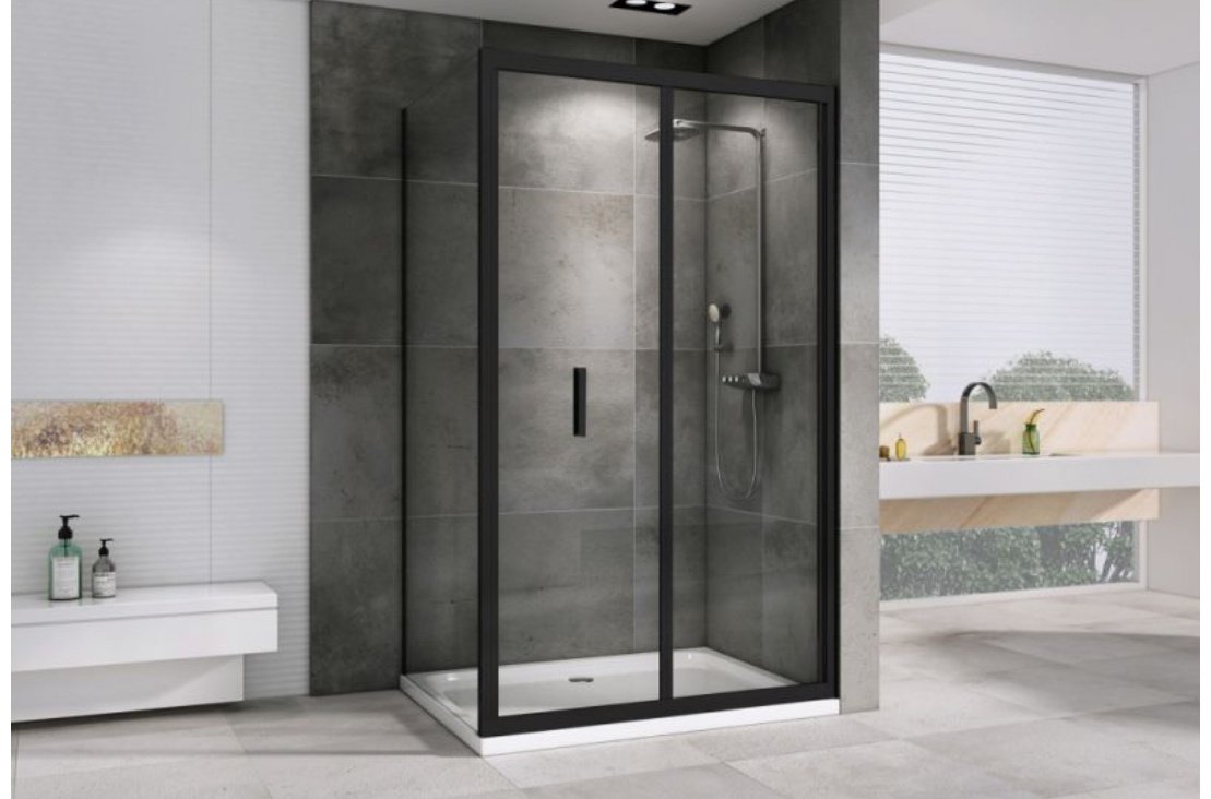 Душевое ограждение Abber двухстенное AG07090B-S70B, 700х1950 мм купить,NaN