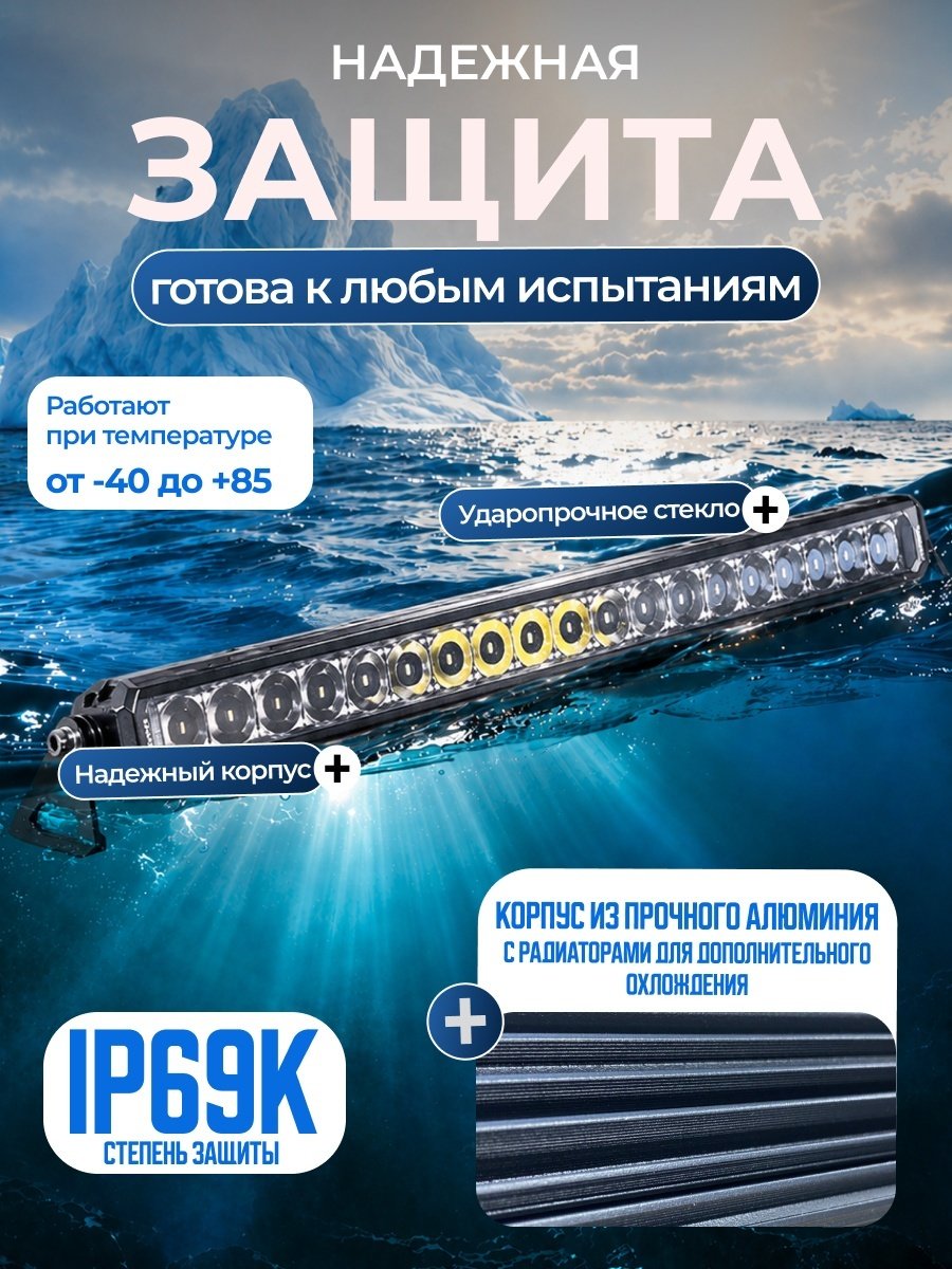 AURORA светодиодная балка ALO-D6-40-P23H1-A 300 Вт прямоугольная купить,154000