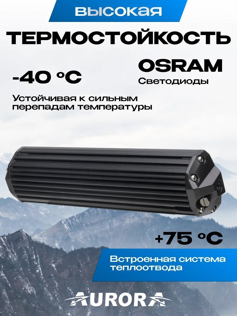 AURORA светодиодная балка ALO-D6D1-10 100 Вт прямоугольная купить,49000