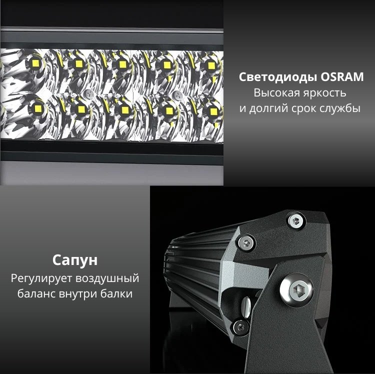 AURORA светодиодная балка ALO-D6D1-10 100 Вт прямоугольная купить,49000