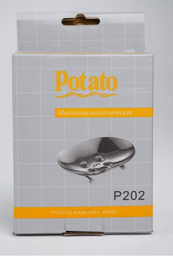 Potato мыльница P202 1 шт, нержавеющая сталь купить,30300