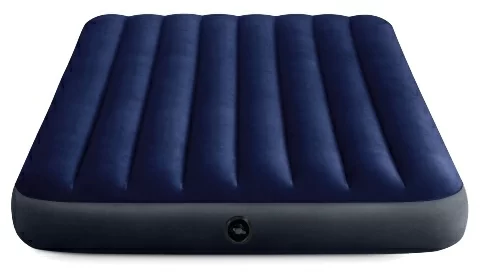Матрас надувной Intex Dura-Beam Classic Downy Airbed Full 64758 blue 191х137х25 см купить,NaN