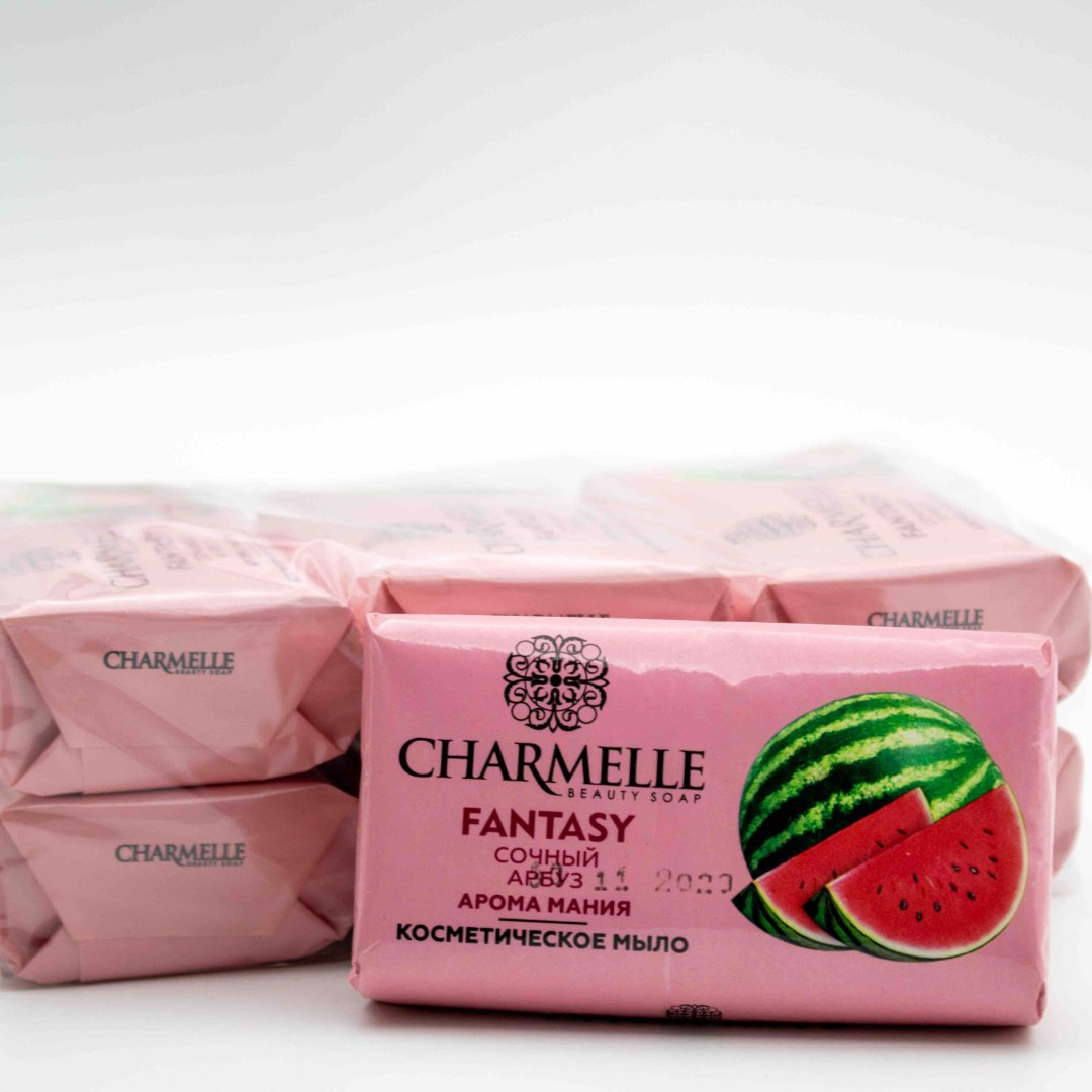 Кусковое мыло туалетное Charmelle Fantasy Сочный арбуз 140 г по 6 шт купить,2699