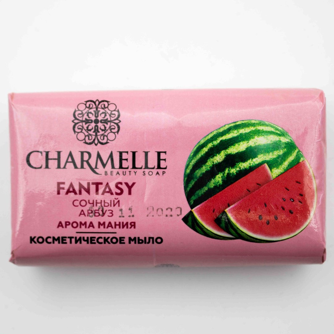 Кусковое мыло туалетное Charmelle Fantasy Сочный арбуз 140 г по 6 шт купить,2699