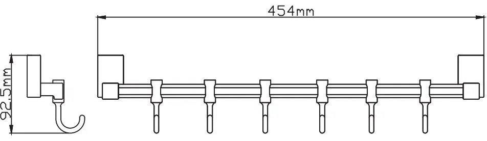 Potato держатель P1714-6 1 шт, металл купить,30800
