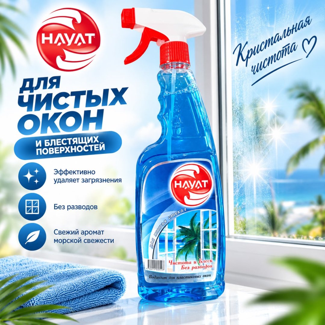 Спрей Hayat Стеклоочиститель Океан 575 мл купить,552